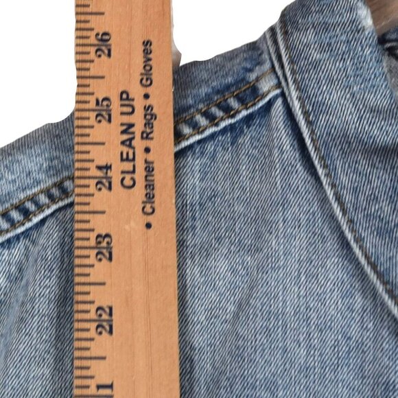 Levi's Light Distressed Wash Denim Trucker Jean Jacket Large - Picture 5 of 11